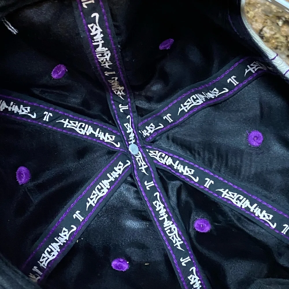 Tech Nine True Game 9 Hip Hop RAP Rapper Purple SnapBack Baseball Hat - Picture 6 of 9